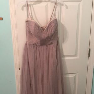 Purple Tulle Evening Gown / Prom Dress